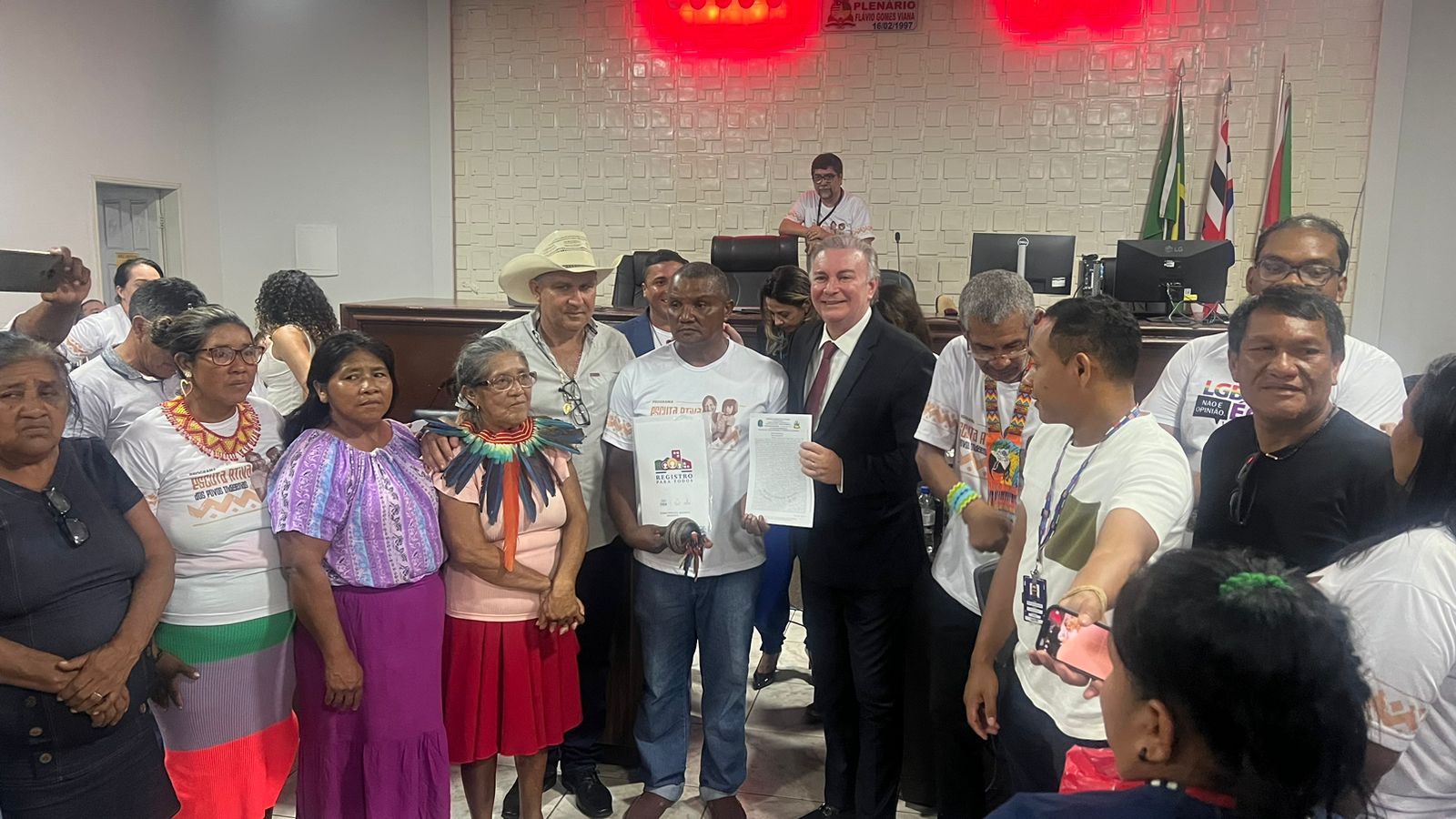 Projeto da Corregedoria garante registro para povos indígenas da comunidade Araribóia